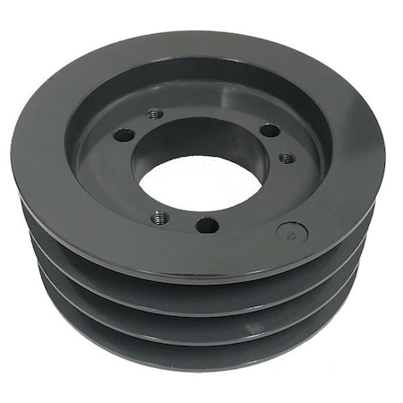 Bushing 3 Groove V-Belt Pulley 15.4 Inch OD